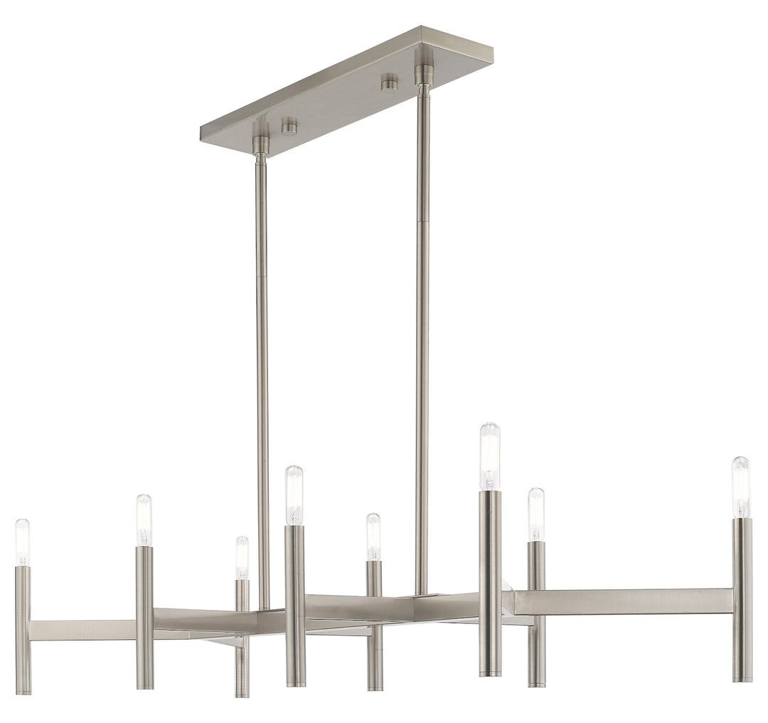 8 Light Linear Chandelier