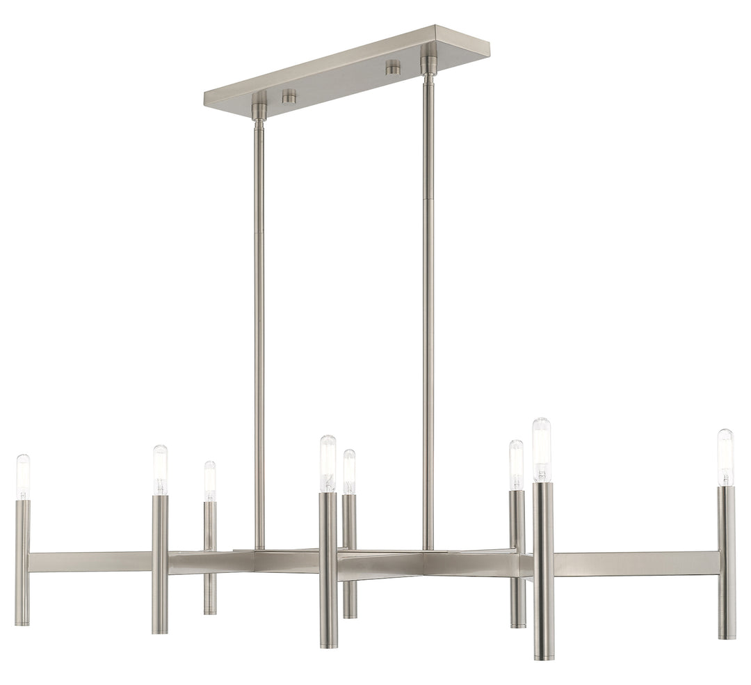 8 Light Linear Chandelier