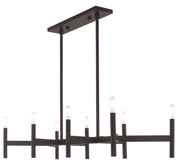 8 Light Linear Chandelier