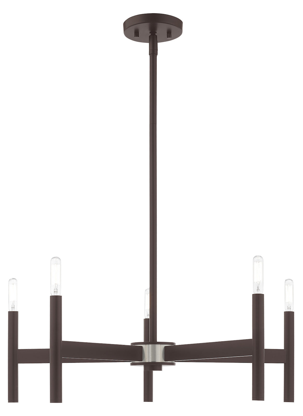 5 Light Chandelier by Livex Lighting
