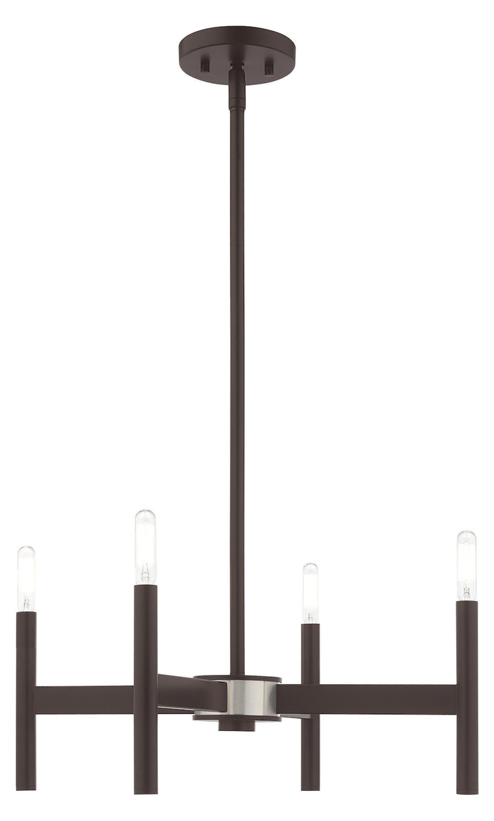 4 Light Mini Chandelier by Livex Lighting