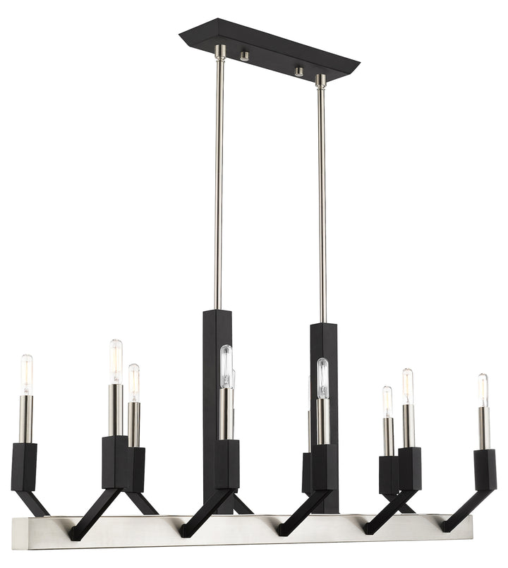 10 Light Linear Chandelier