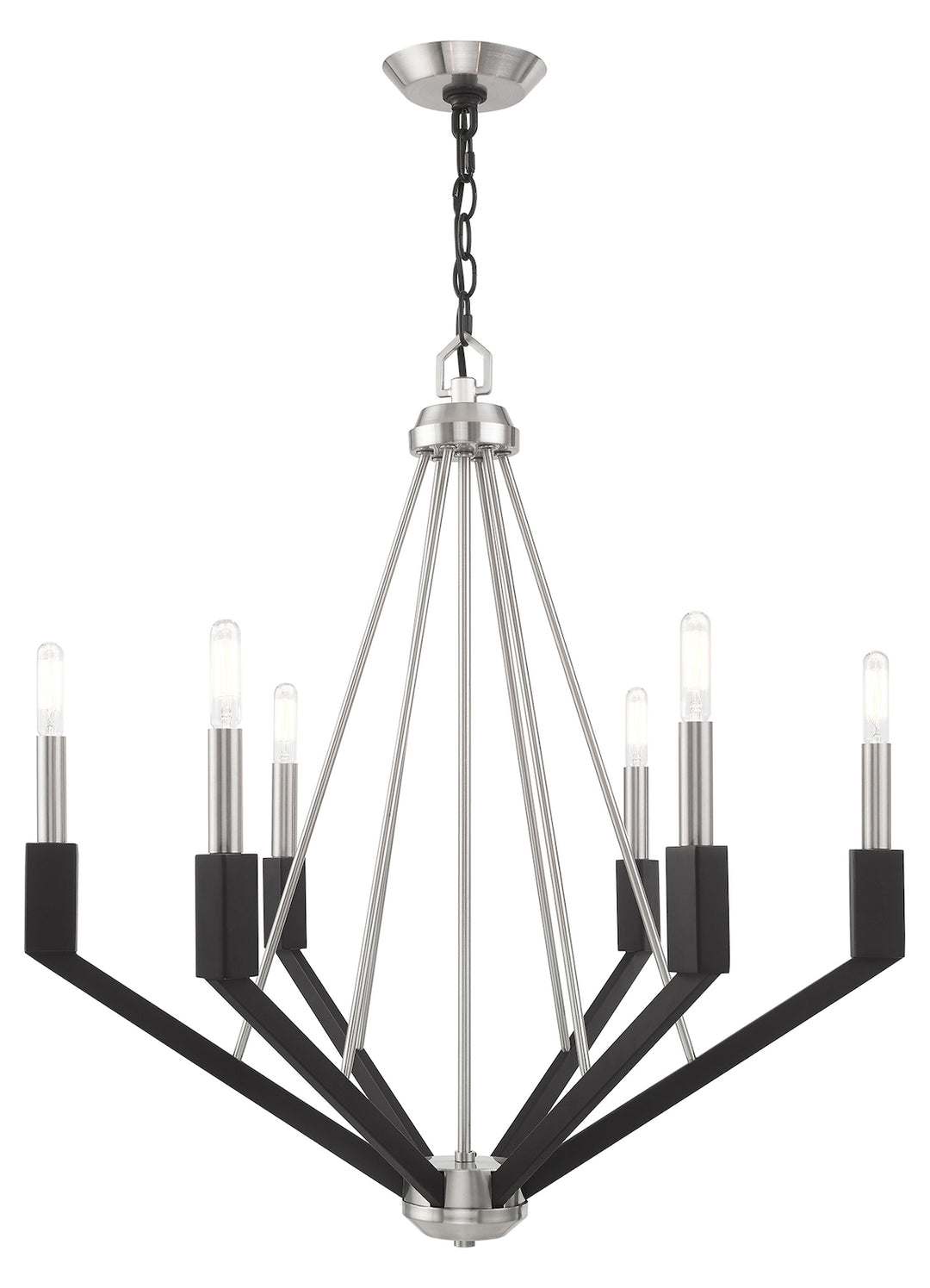 6 Light Chandelier by Livex Lighting