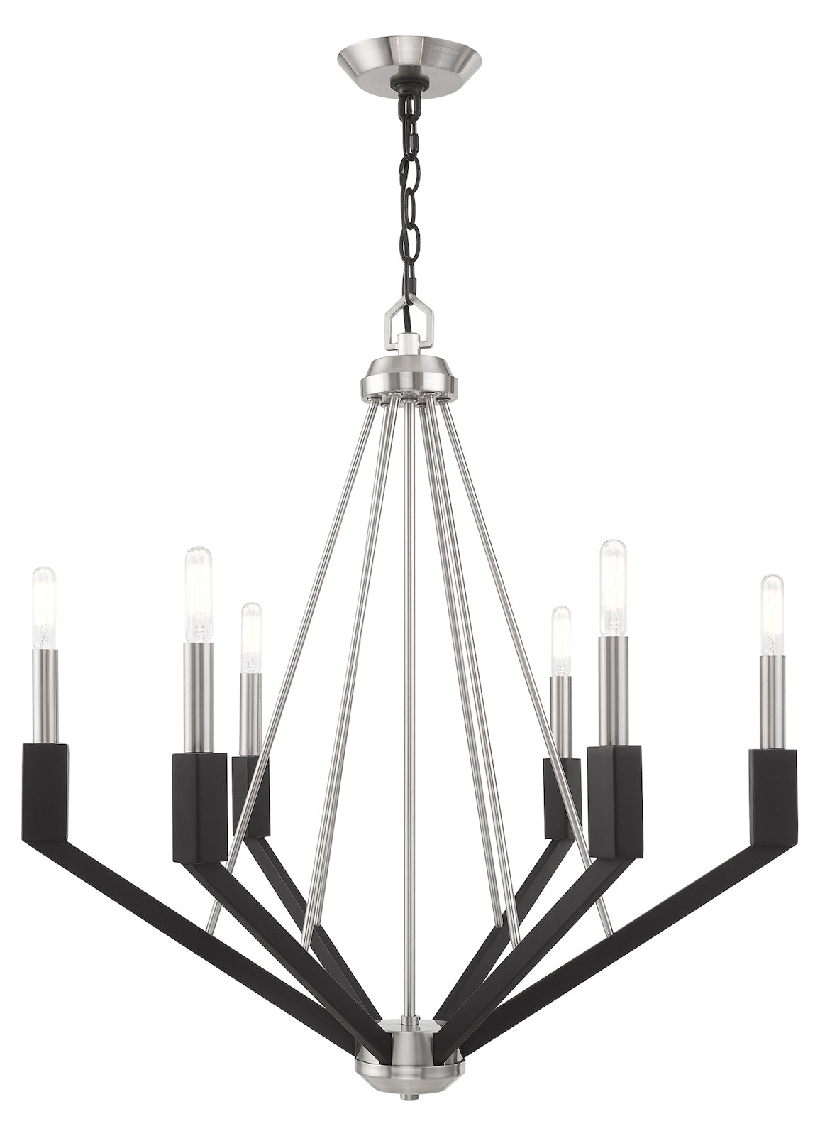6 Light Chandelier by Livex Lighting