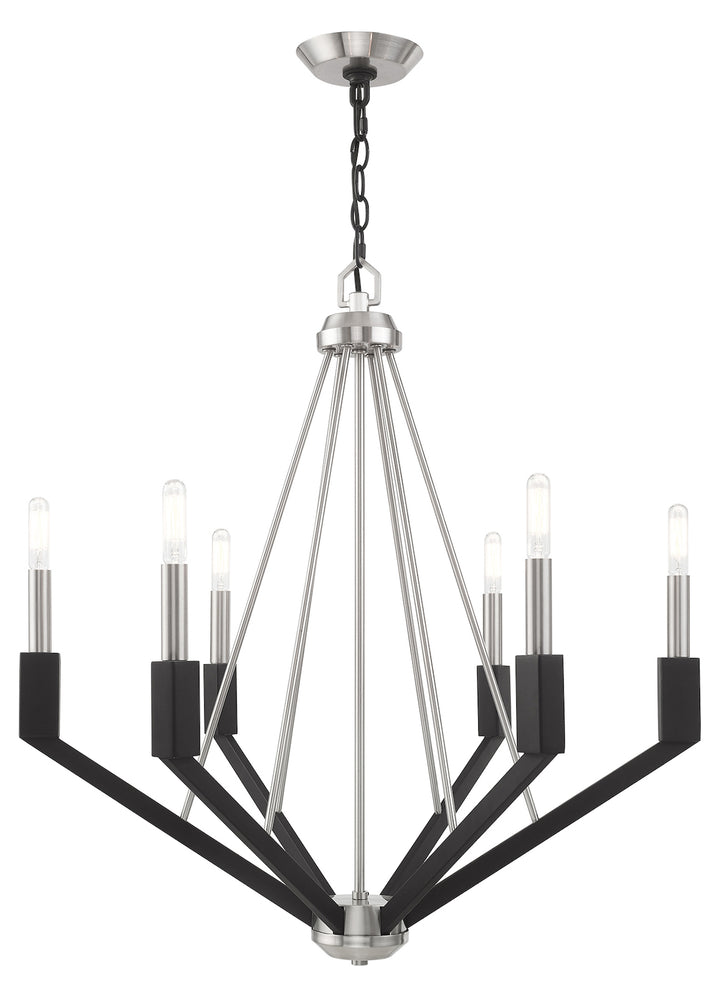 6 Light Chandelier by Livex Lighting