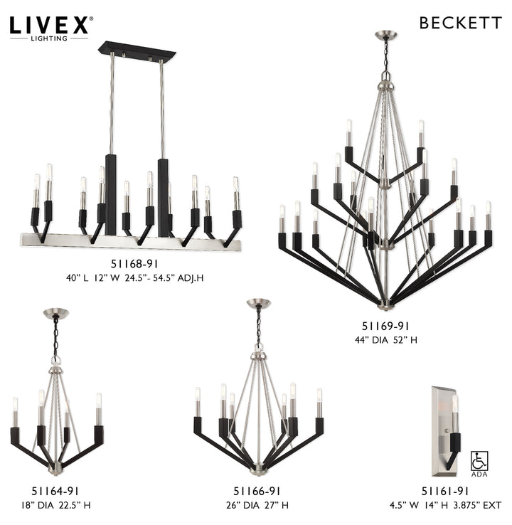 6 Light Chandelier