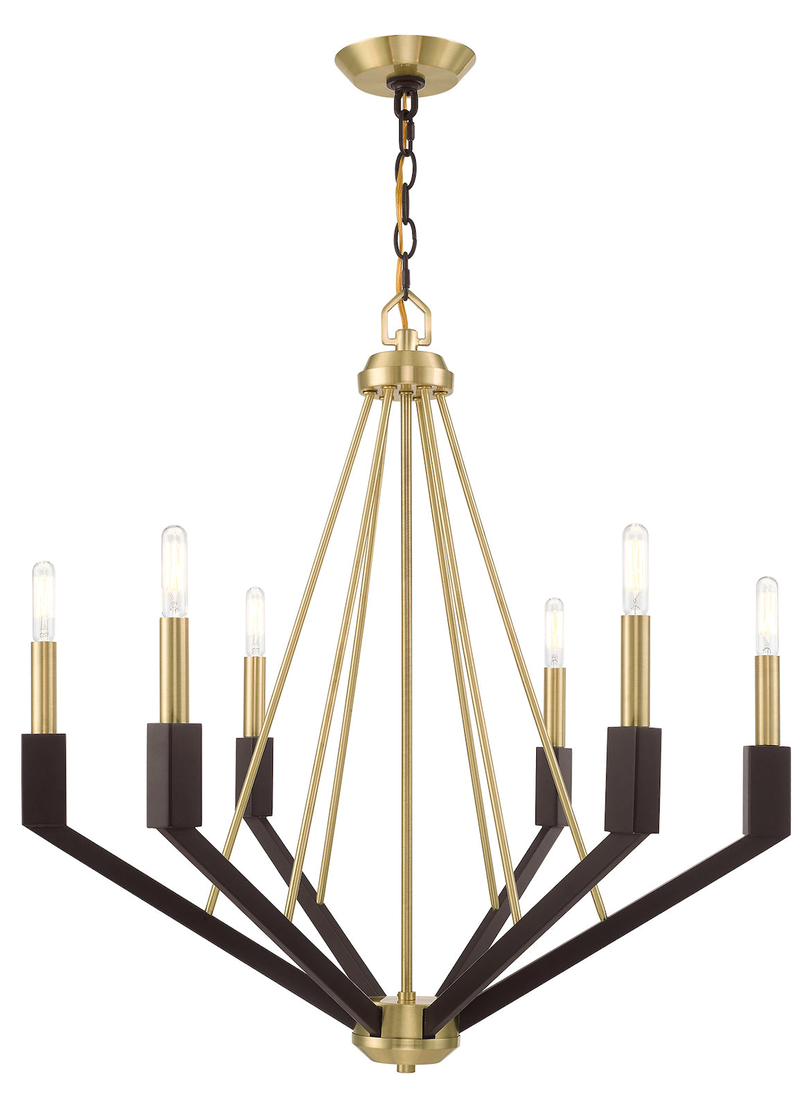 6 Light Chandelier by Livex Lighting