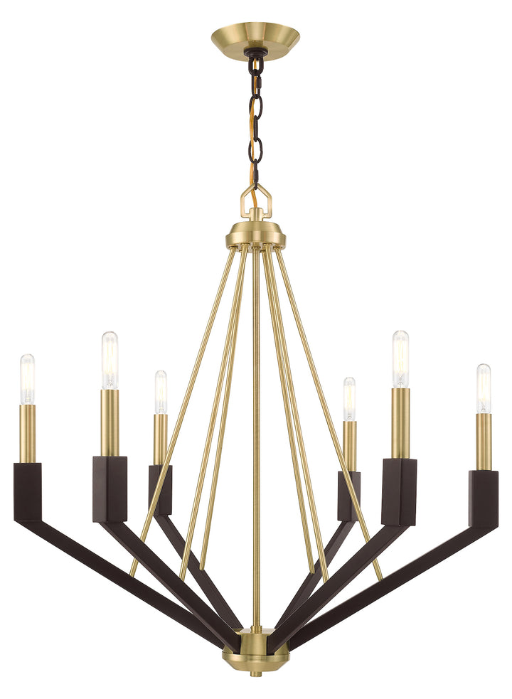 6 Light Chandelier by Livex Lighting