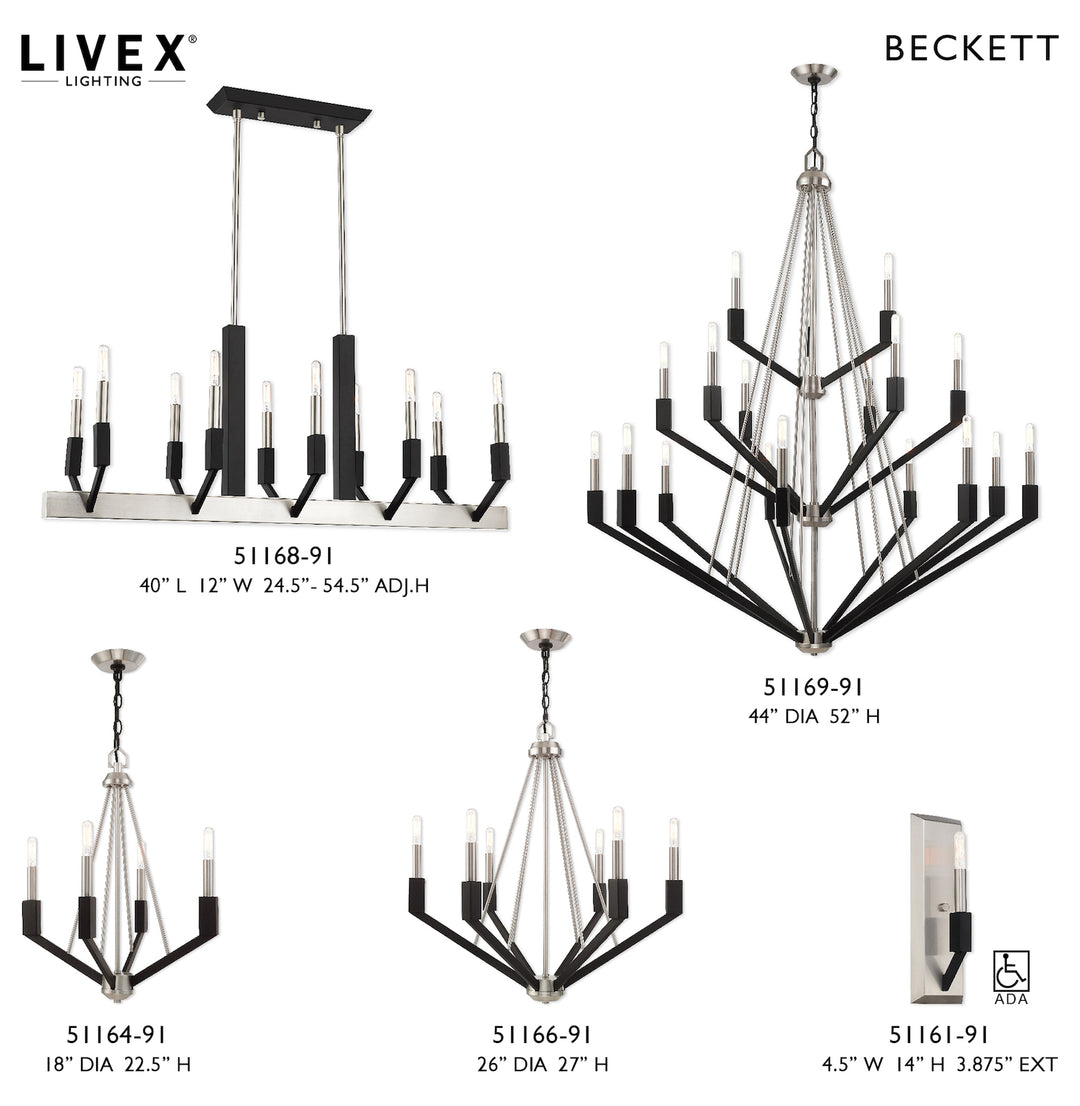 4 Light Mini Chandelier