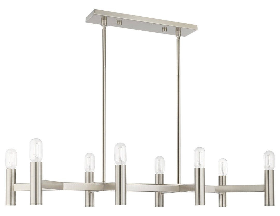 8 Light Linear Chandelier