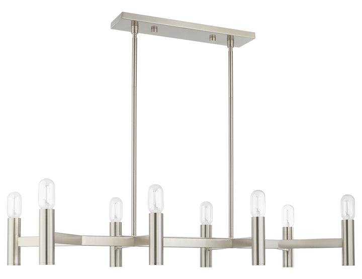 8 Light Linear Chandelier
