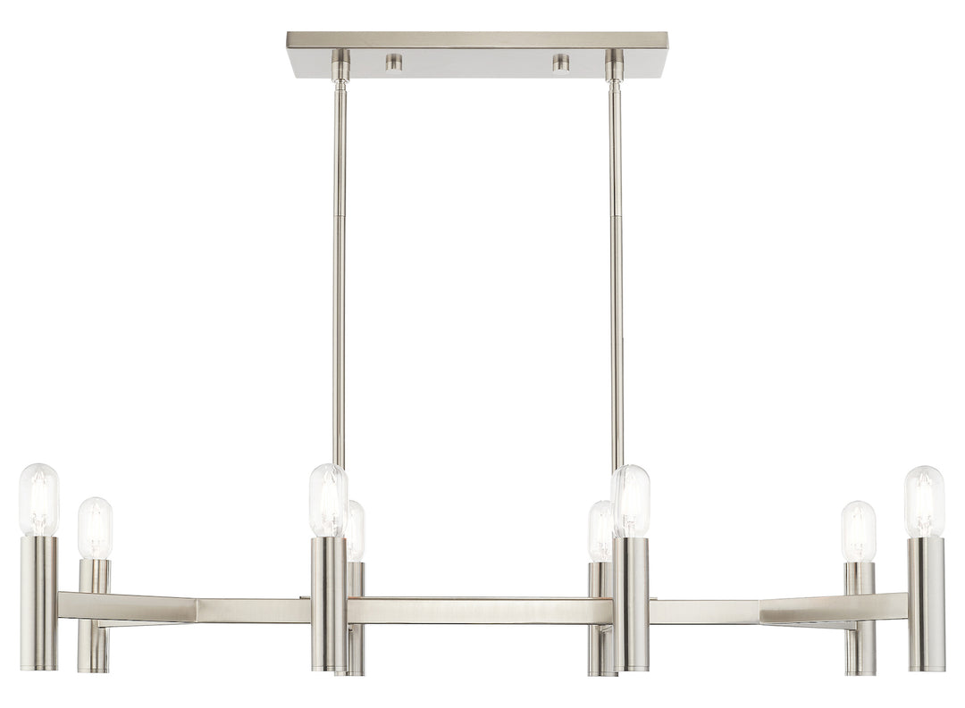 8 Light Linear Chandelier