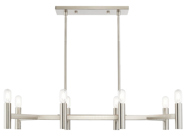 8 Light Linear Chandelier