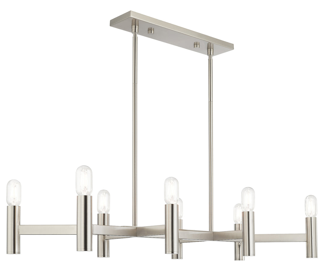 8 Light Linear Chandelier