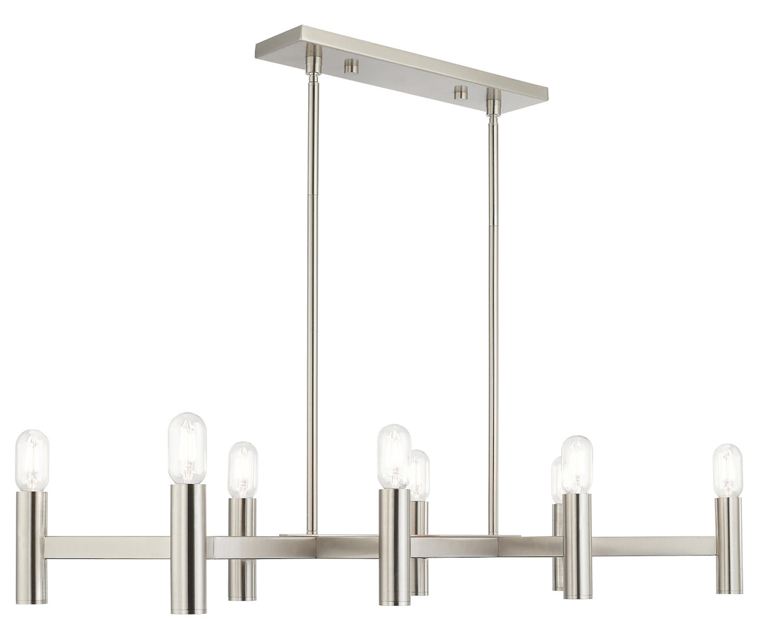 8 Light Linear Chandelier