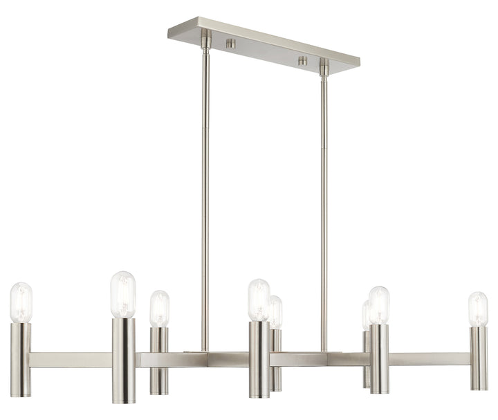 8 Light Linear Chandelier