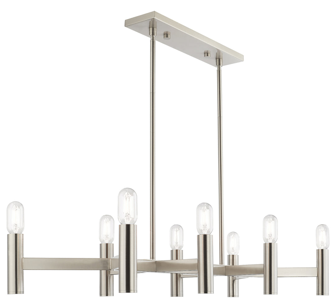 8 Light Linear Chandelier