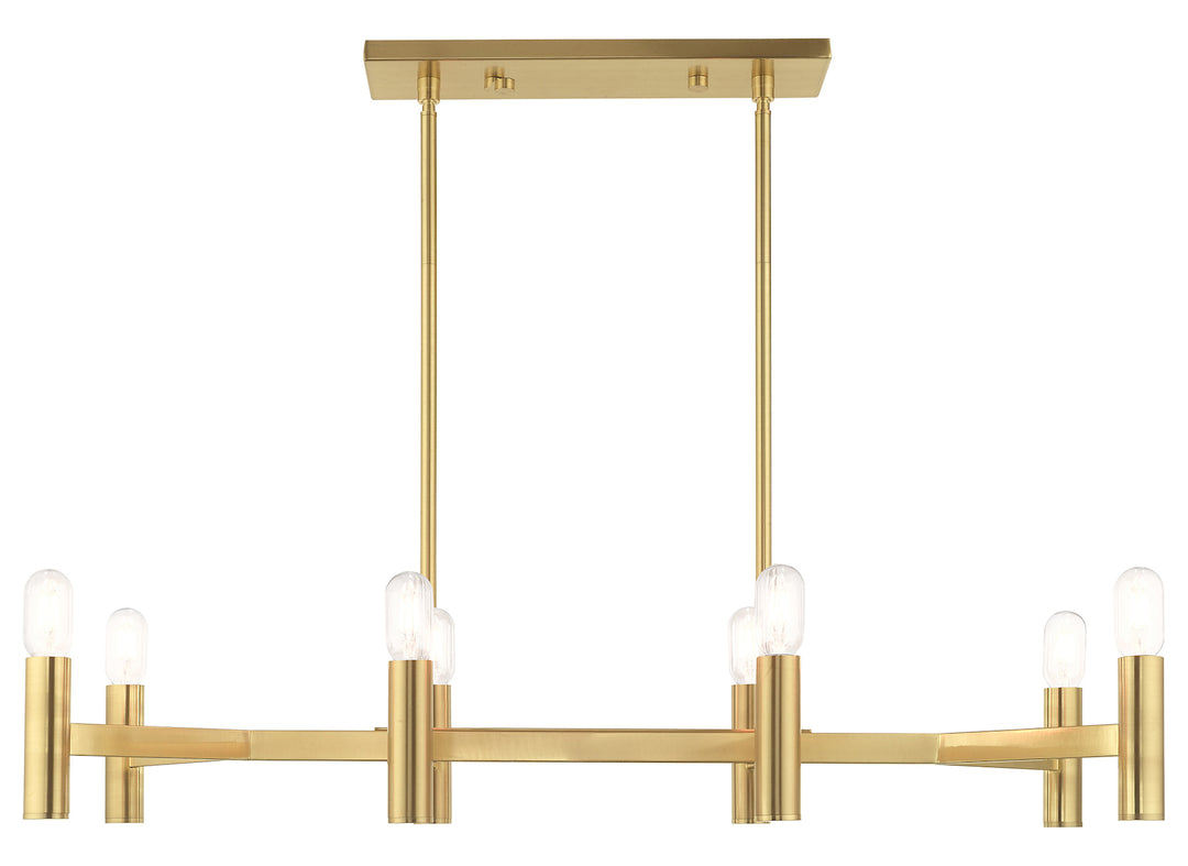 8 Light Linear Chandelier