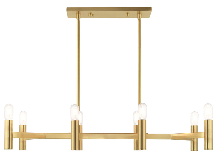 8 Light Linear Chandelier