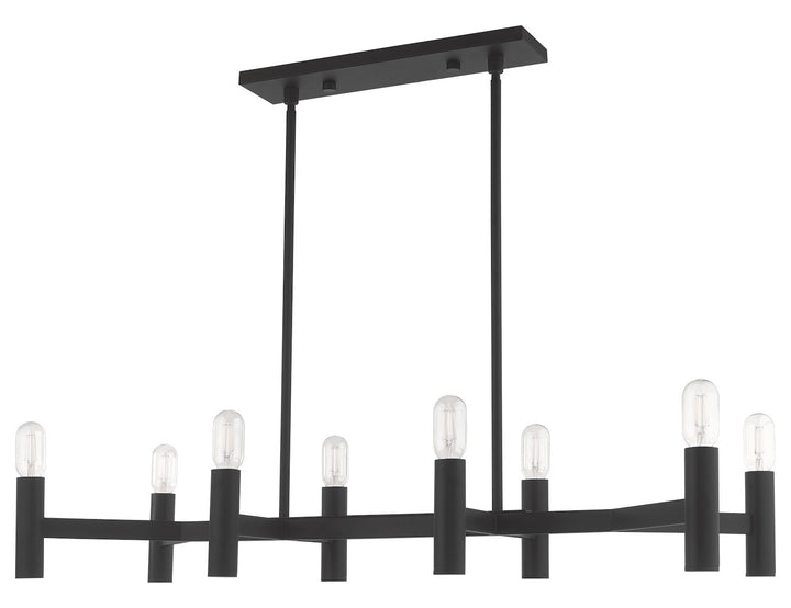 8 Light Linear Chandelier