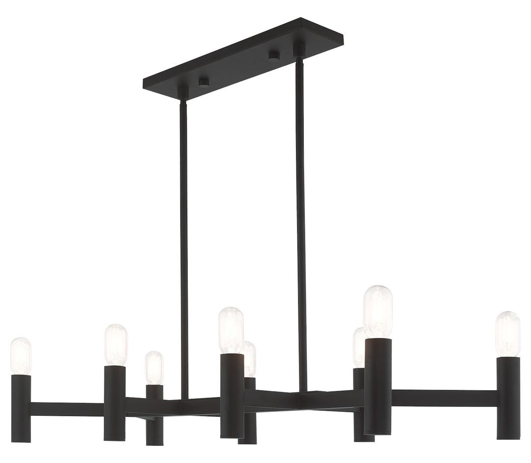 8 Light Linear Chandelier
