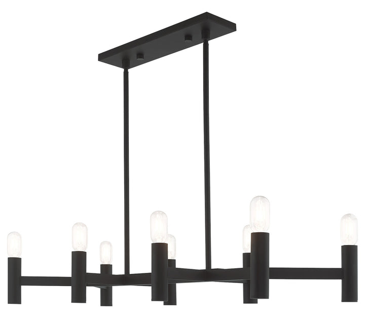 8 Light Linear Chandelier