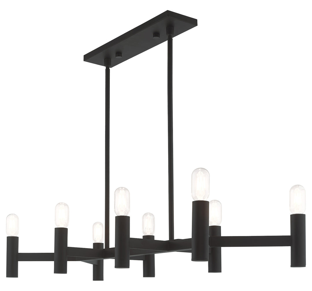 8 Light Linear Chandelier