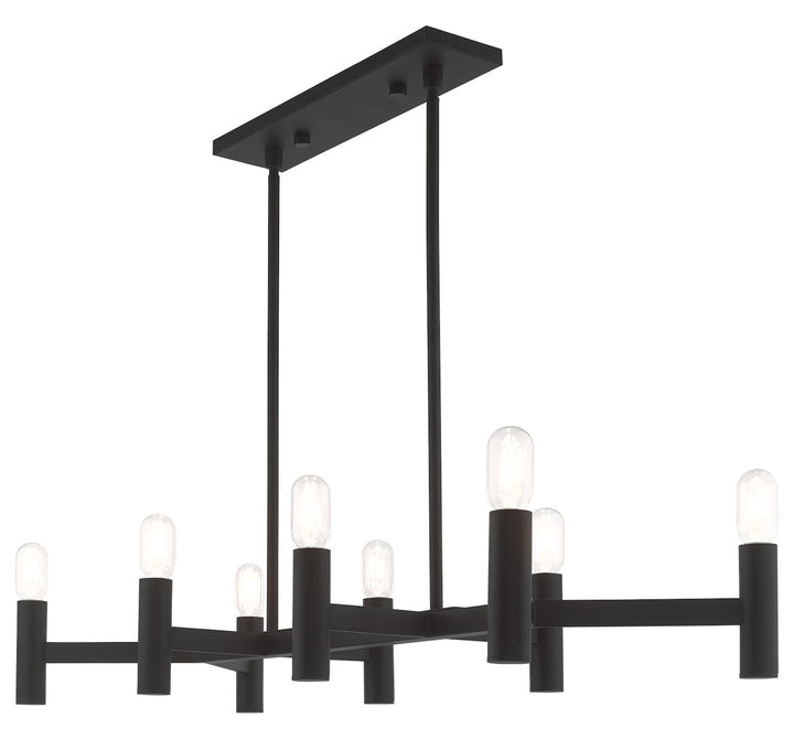 8 Light Linear Chandelier