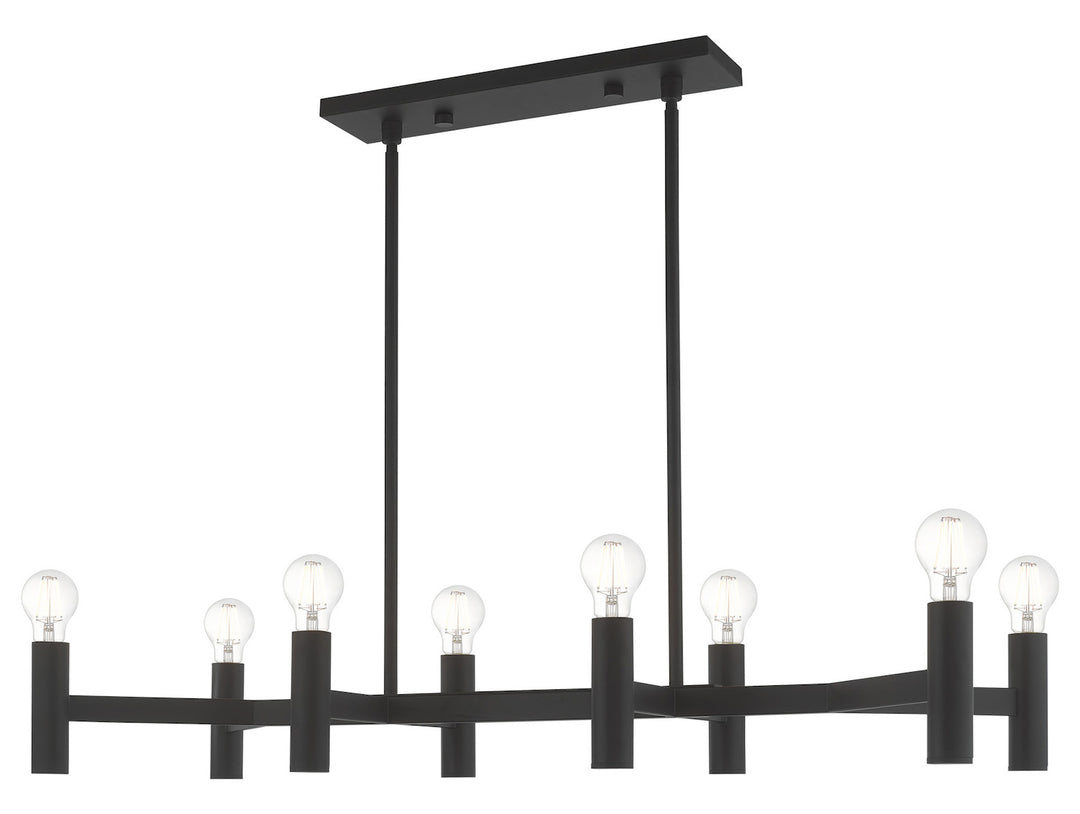 8 Light Linear Chandelier
