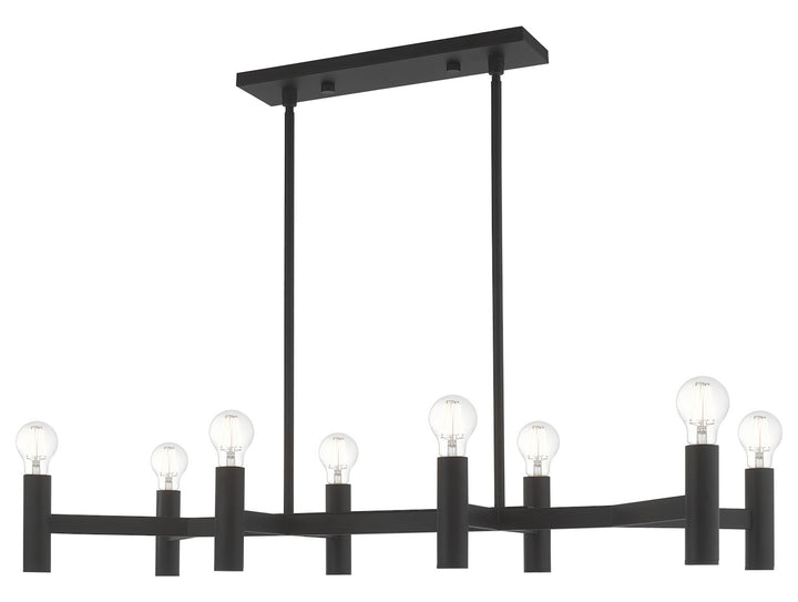 8 Light Linear Chandelier