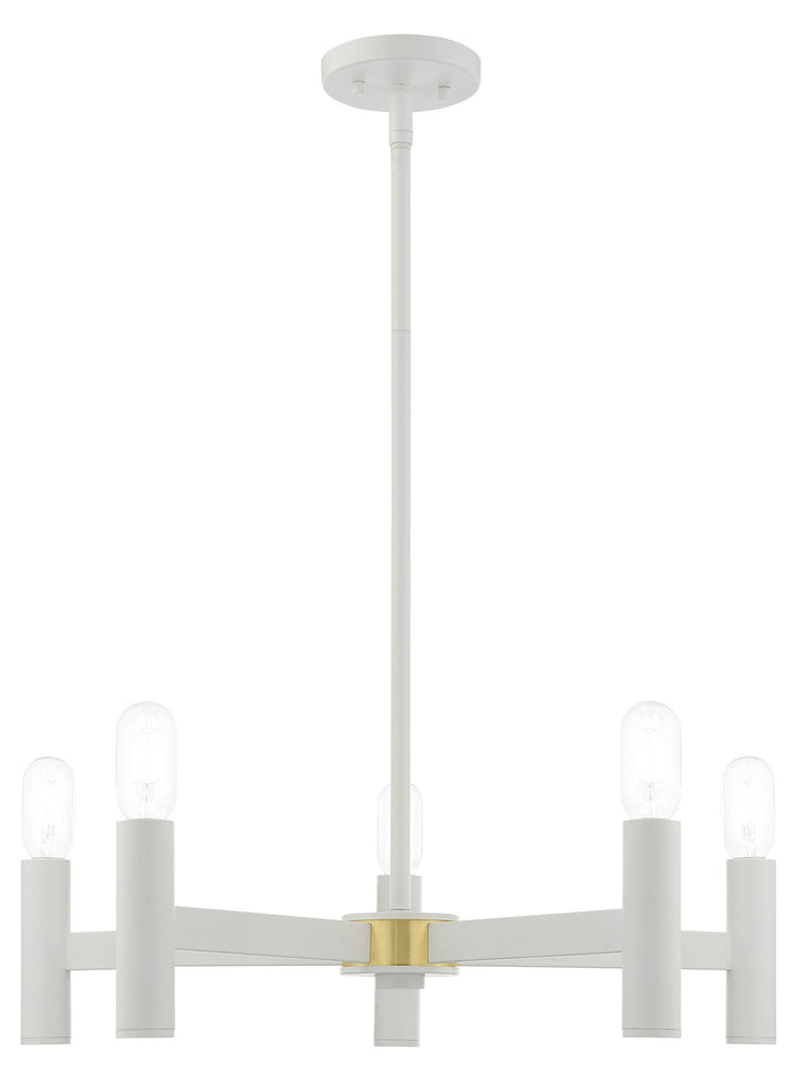 5 Light Chandelier by Livex Lighting