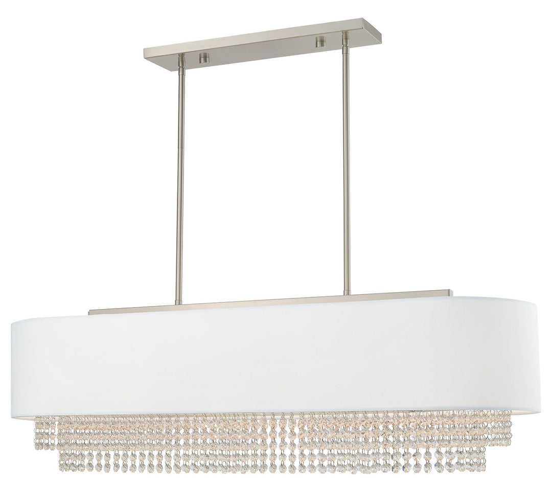 41 Inch 5 Light Linear Chandelier by Livex Lighting