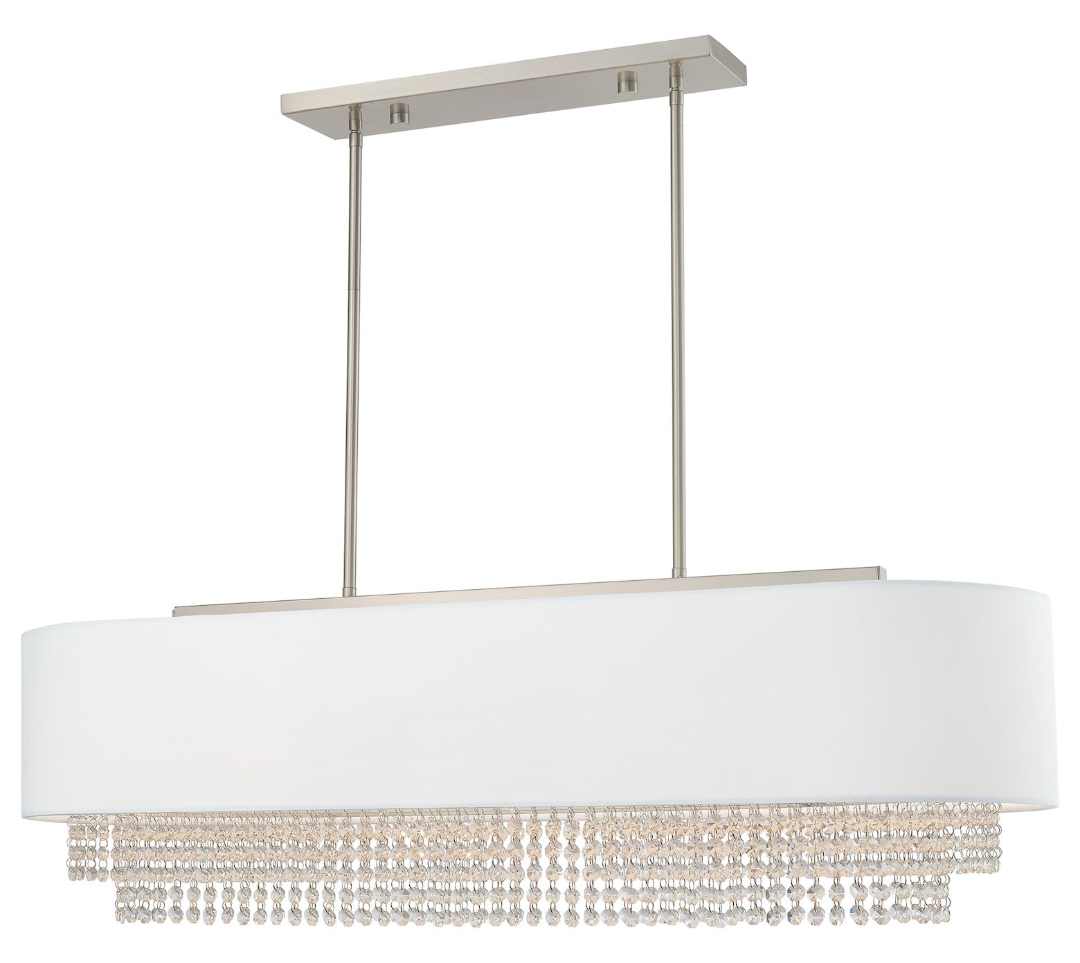 41 Inch 5 Light Linear Chandelier by Livex Lighting