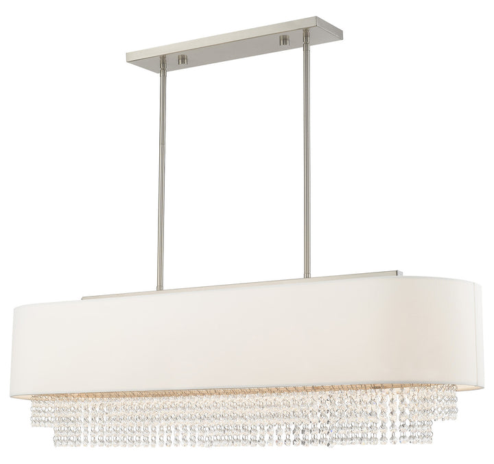 41 Inch 5 Light Linear Chandelier
