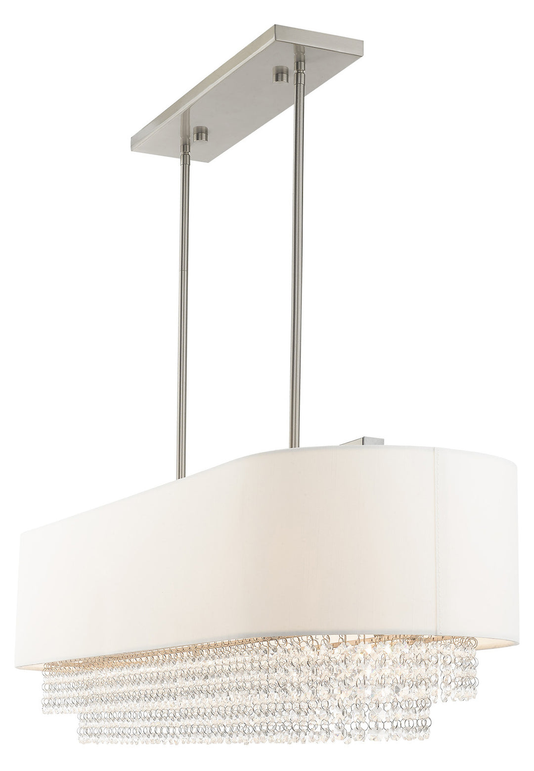 41 Inch 5 Light Linear Chandelier