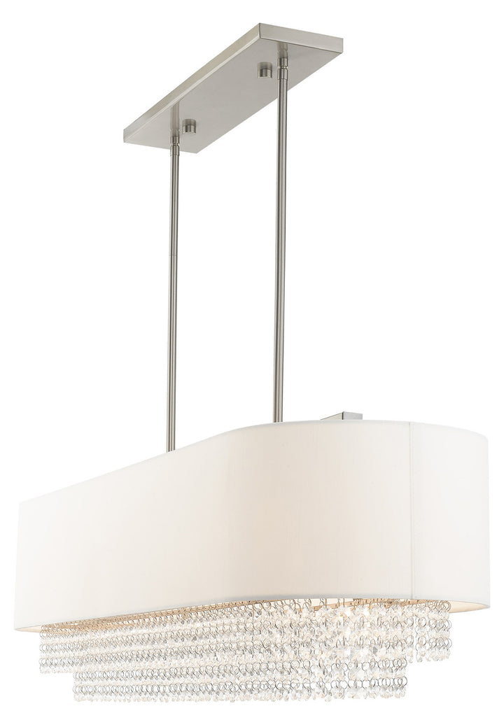 41 Inch 5 Light Linear Chandelier