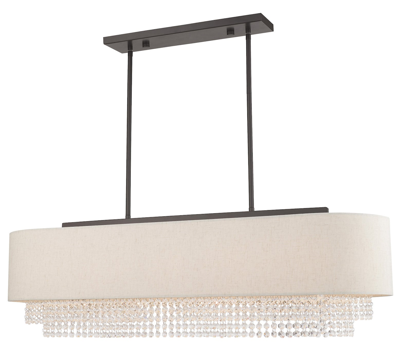 5 Light Linear Chandelier by Livex Lighting