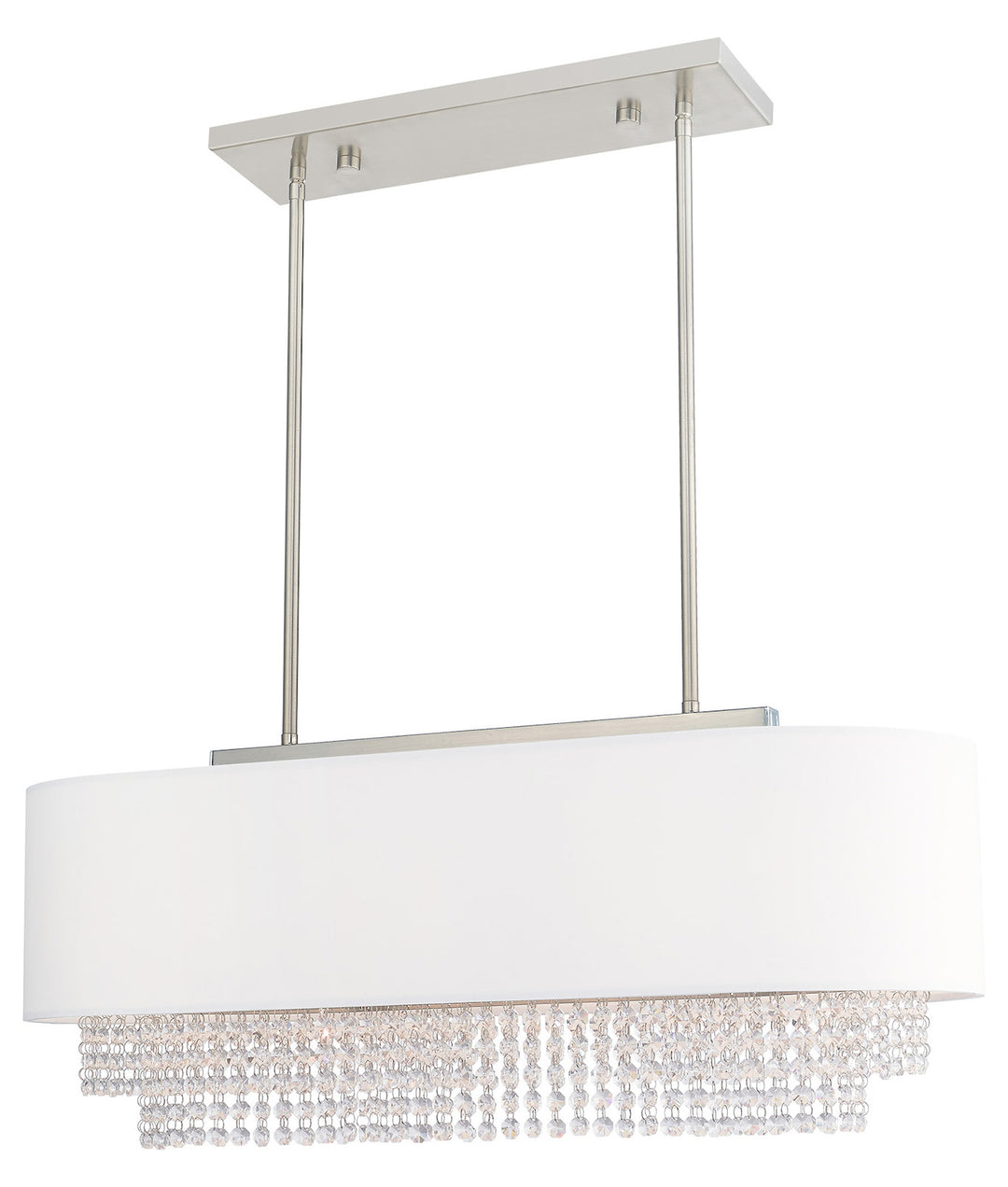 31 Inch 3 Light Linear Chandelier by Livex Lighting