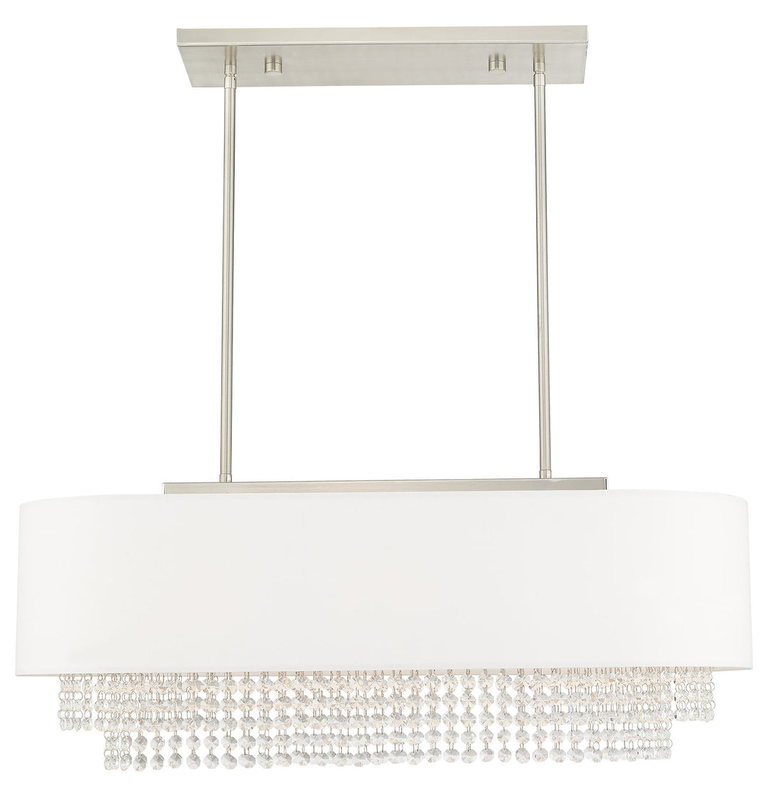 31 Inch 3 Light Linear Chandelier