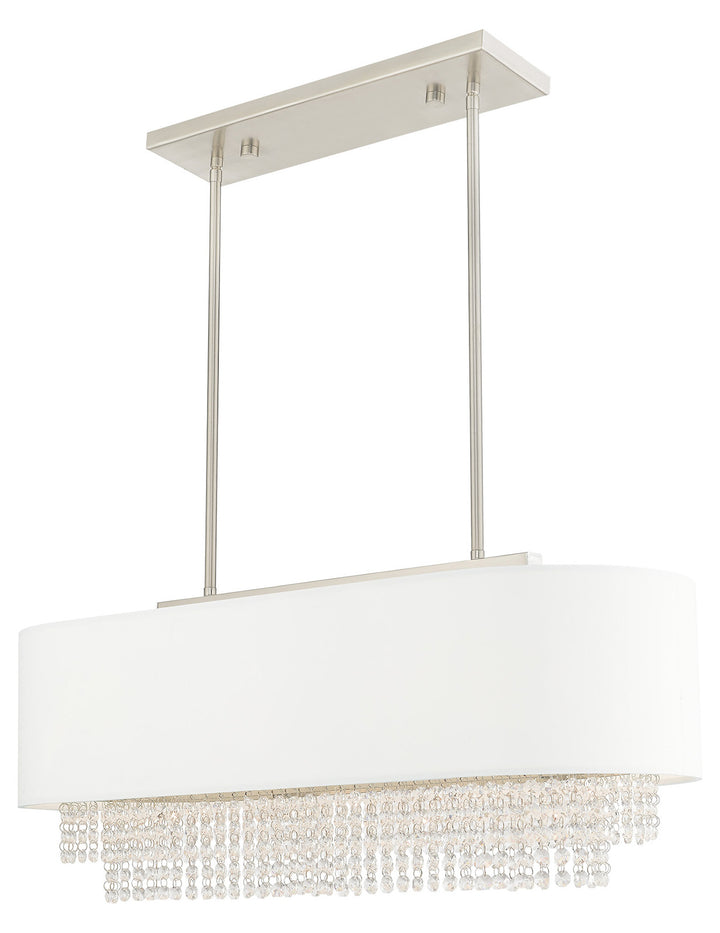 31 Inch 3 Light Linear Chandelier
