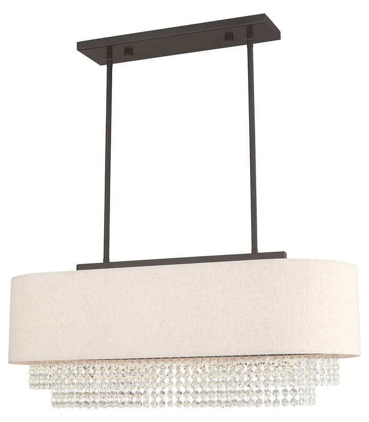 3 Light Linear Chandelier by Livex Lighting