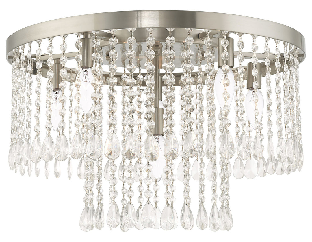22 Inch 6 Light Ceiling Mount by Livex Lighting
