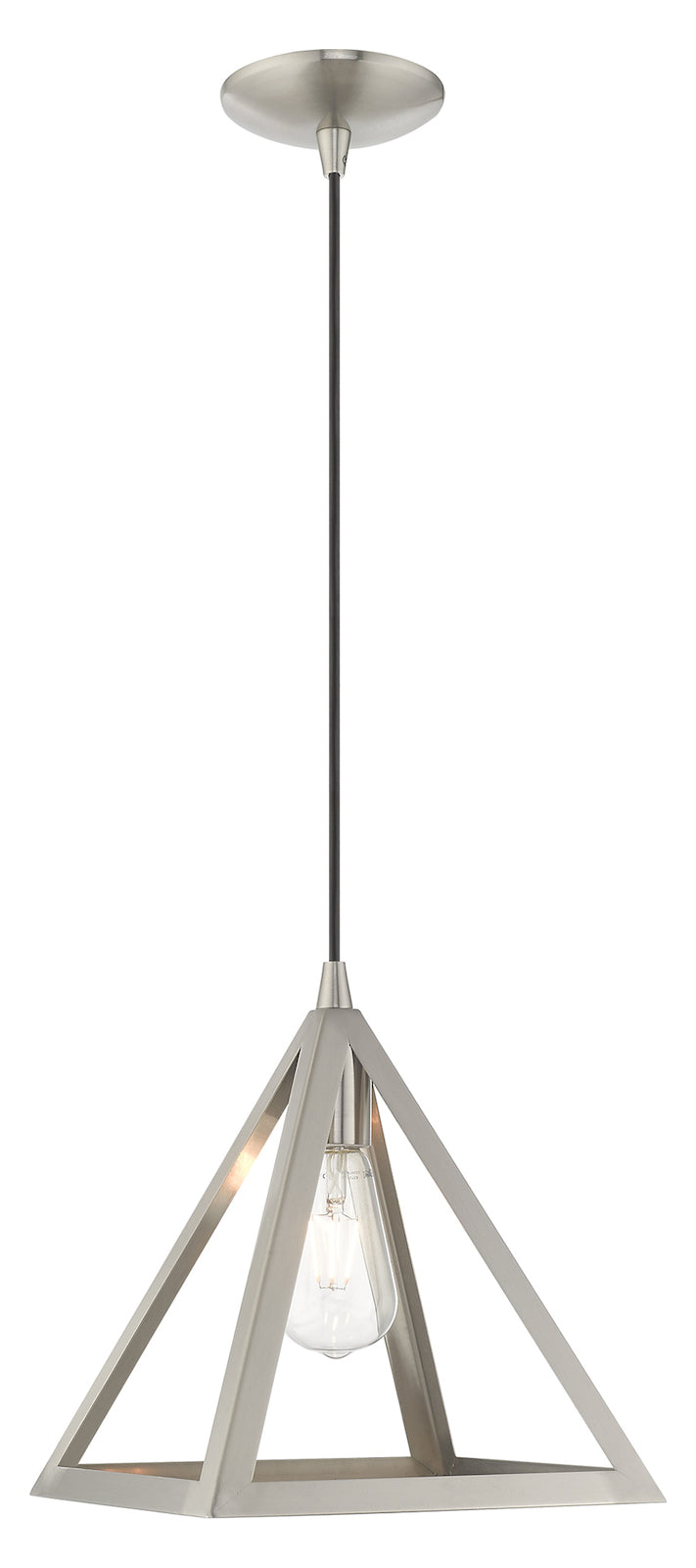 Geometric Shade 13.875 Inch1 Light Mini Pendant