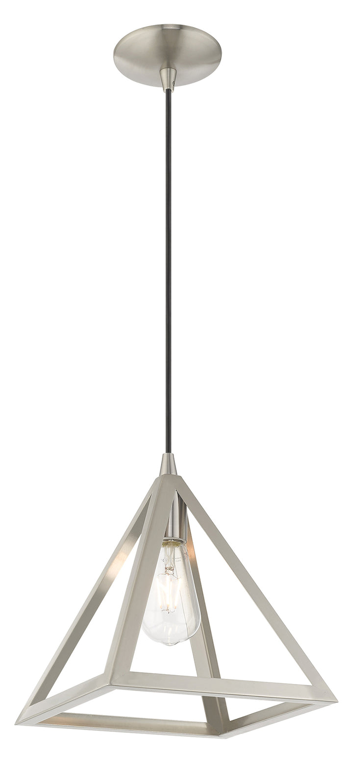 Geometric Shade 13.875 Inch1 Light Mini Pendant