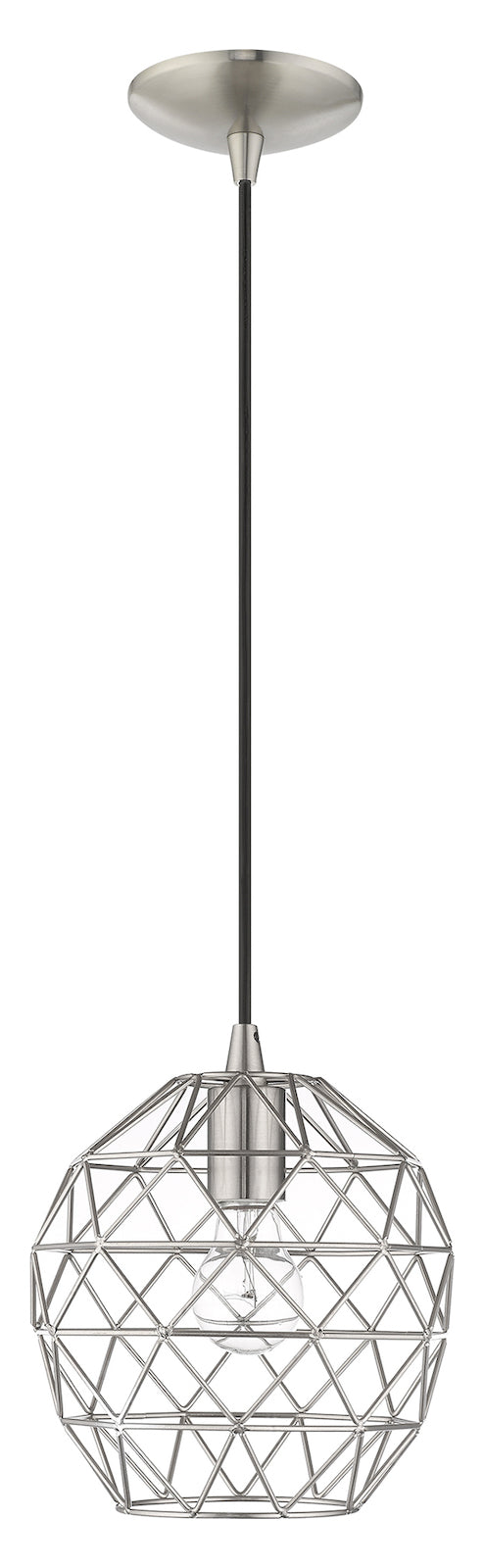 Geometric Shade 8 Inch 1 Light Mini Pendant