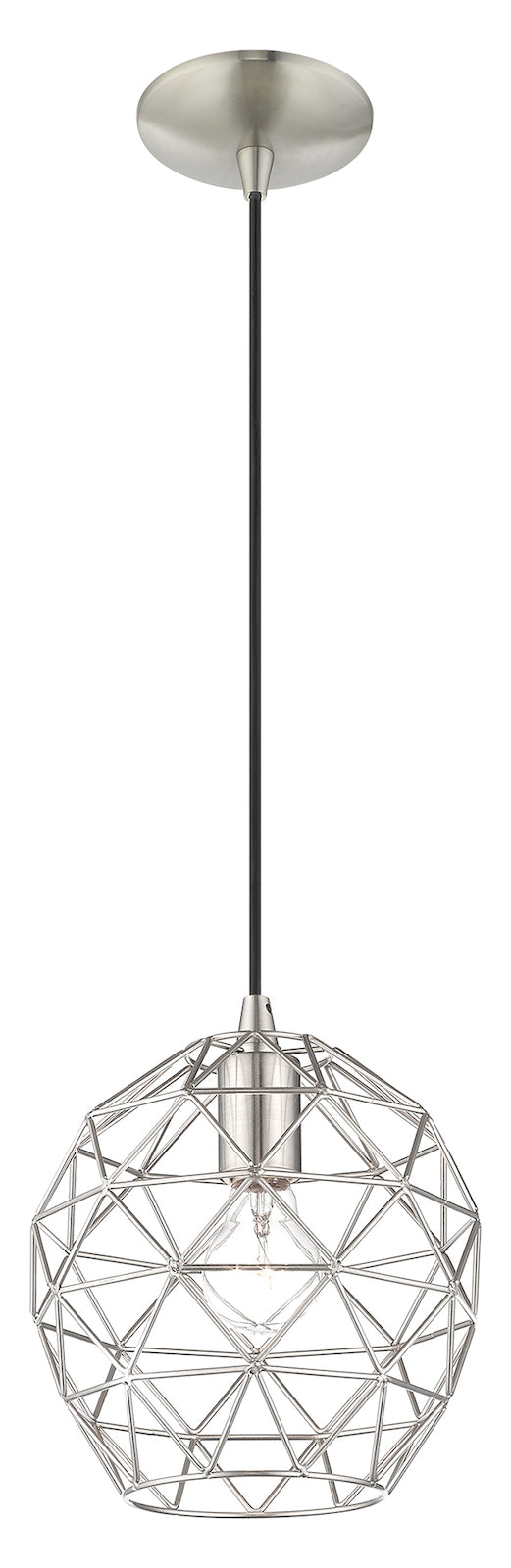 Geometric Shade 8 Inch 1 Light Mini Pendant