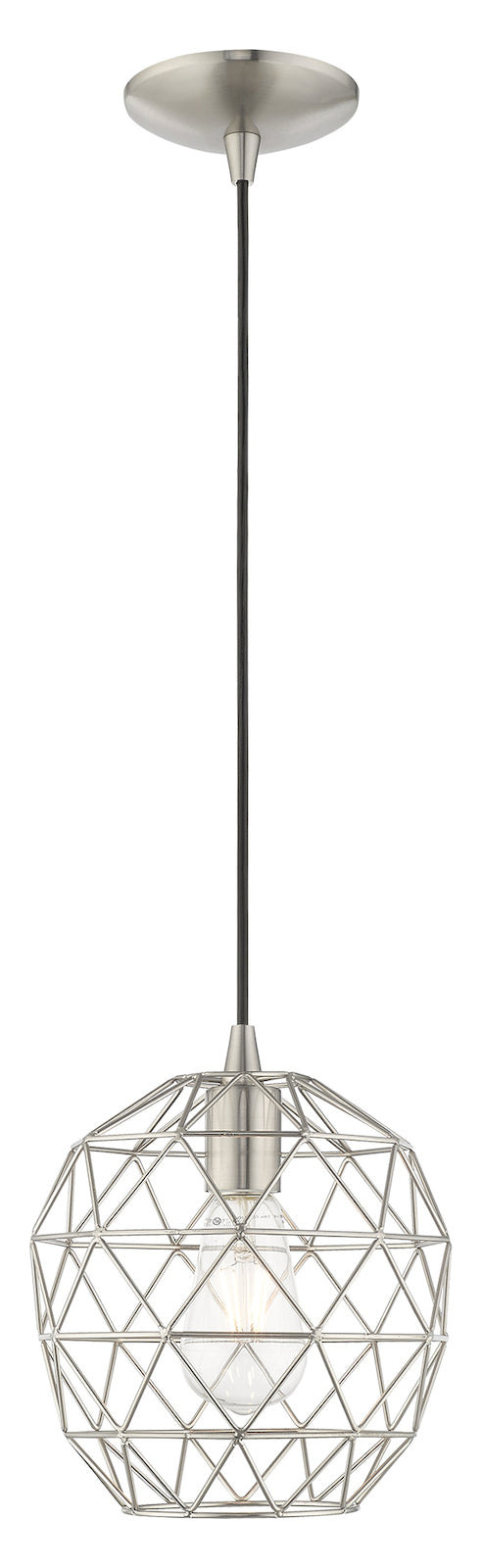 Geometric Shade 8 Inch 1 Light Mini Pendant