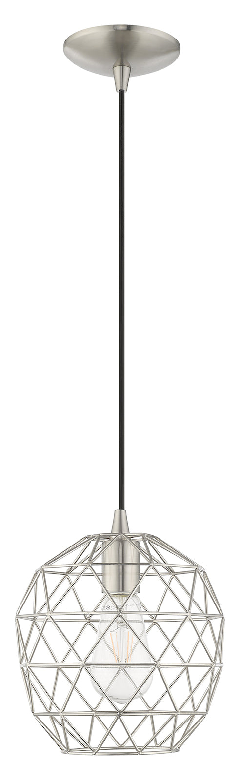 Geometric Shade 8 Inch 1 Light Mini Pendant
