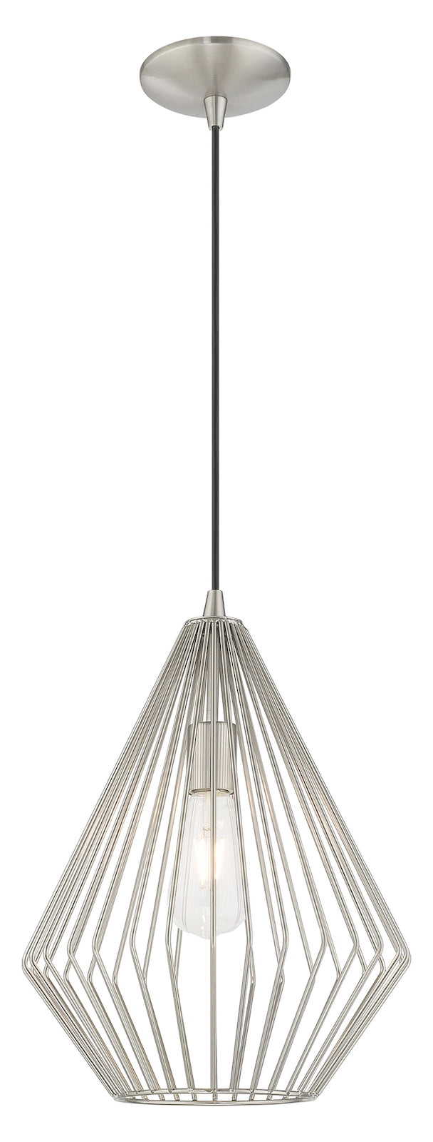 Geometric Shade 11.5 Inch 1 Light Mini Pendant