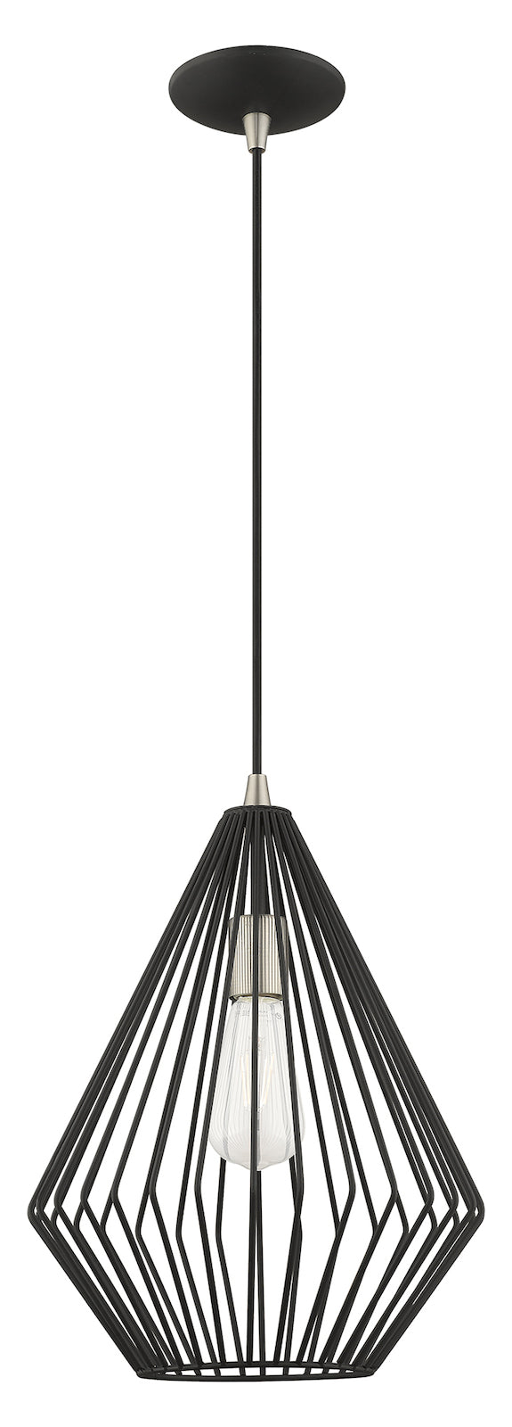 Geometric Shade 11.5 Inch 1 Light Mini Pendant